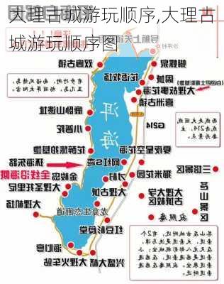 大理古城游玩顺序,大理古城游玩顺序图