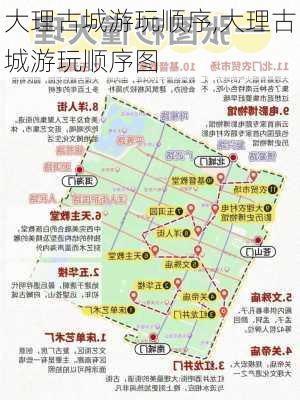 大理古城游玩顺序,大理古城游玩顺序图