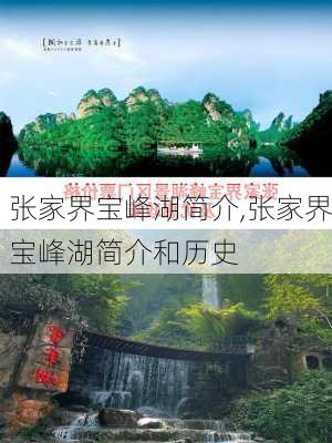 张家界宝峰湖简介,张家界宝峰湖简介和历史