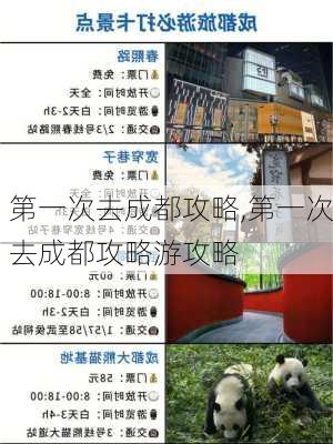 第一次去成都攻略,第一次去成都攻略游攻略