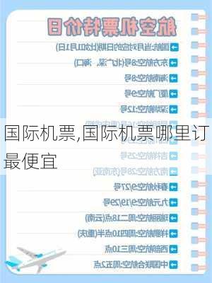 国际机票,国际机票哪里订最便宜