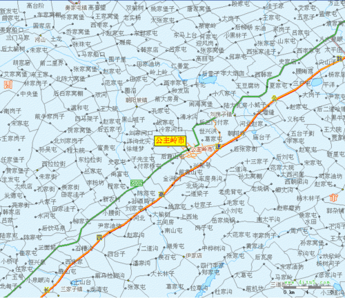 吉林省公主岭市,吉林省公主岭市地图