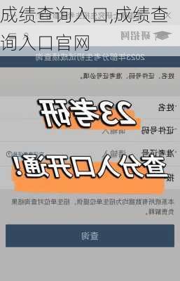 成绩查询入口,成绩查询入口官网