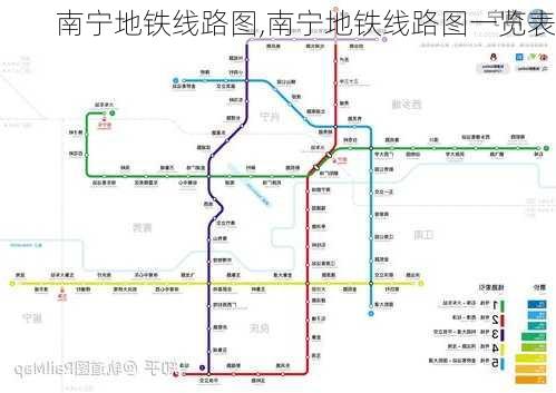 南宁地铁线路图,南宁地铁线路图一览表