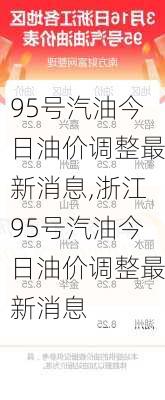 95号汽油今日油价调整最新消息,浙江95号汽油今日油价调整最新消息