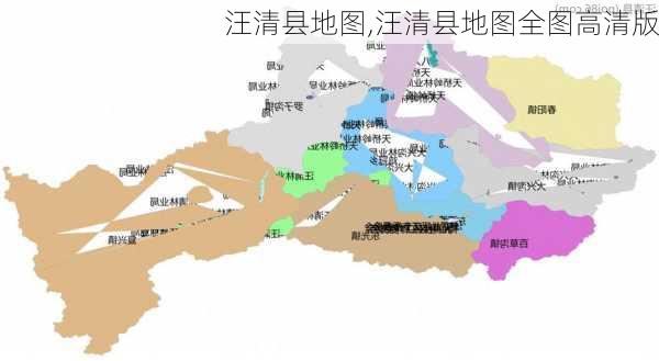 汪清县地图,汪清县地图全图高清版