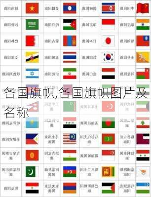 各国旗帜,各国旗帜图片及名称