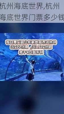 杭州海底世界,杭州海底世界门票多少钱