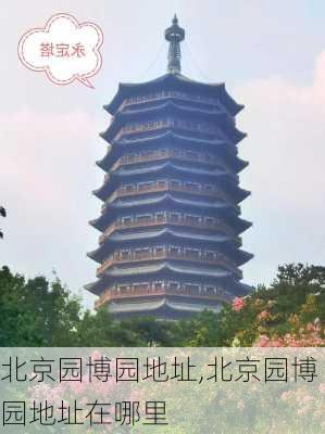 北京园博园地址,北京园博园地址在哪里