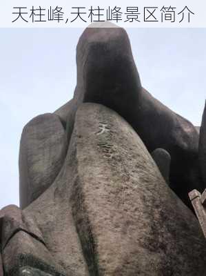 天柱峰,天柱峰景区简介