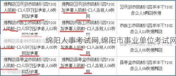 绵阳人事考试网,绵阳市事业单位考试网