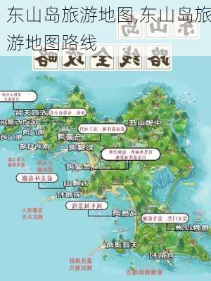 东山岛旅游地图,东山岛旅游地图路线