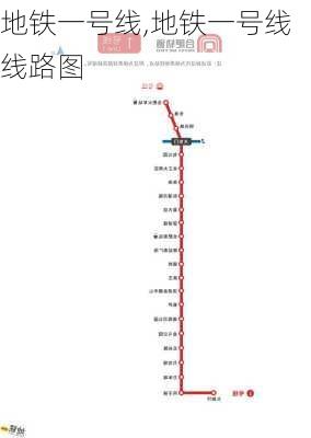 地铁一号线,地铁一号线线路图