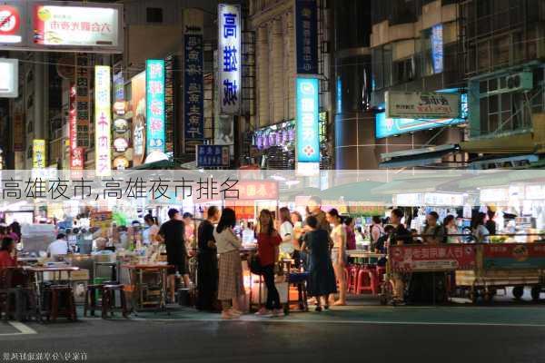 高雄夜市,高雄夜市排名