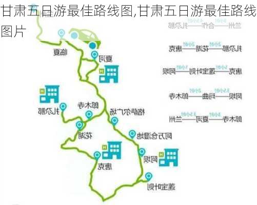 甘肃五日游最佳路线图,甘肃五日游最佳路线图片