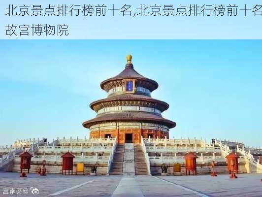 北京景点排行榜前十名,北京景点排行榜前十名故宫博物院