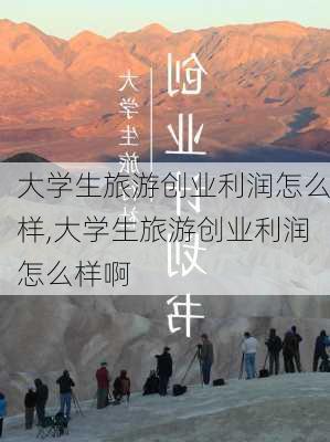 大学生旅游创业利润怎么样,大学生旅游创业利润怎么样啊