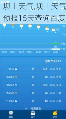 坝上天气,坝上天气预报15天查询百度