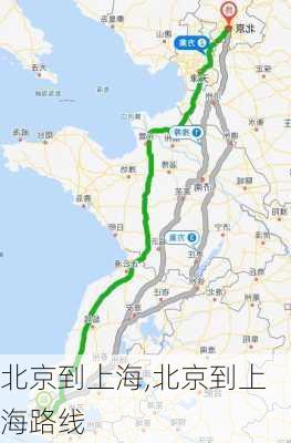 北京到上海,北京到上海路线