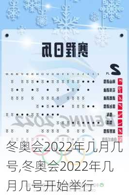 冬奥会2022年几月几号,冬奥会2022年几月几号开始举行