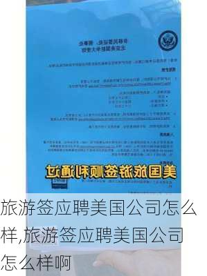 旅游签应聘美国公司怎么样,旅游签应聘美国公司怎么样啊