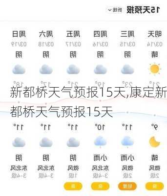 新都桥天气预报15天,康定新都桥天气预报15天