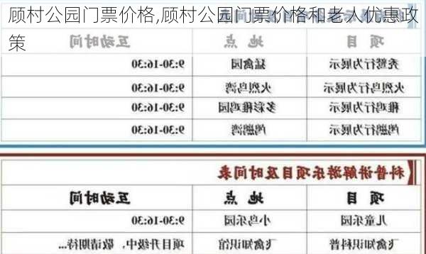 顾村公园门票价格,顾村公园门票价格和老人优惠政策