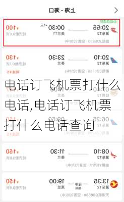电话订飞机票打什么电话,电话订飞机票打什么电话查询
