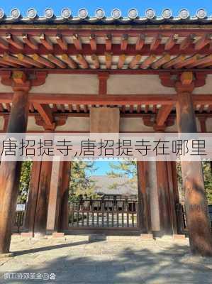 唐招提寺,唐招提寺在哪里