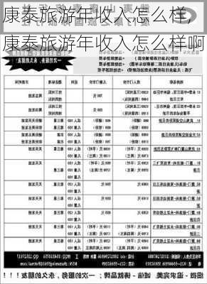 康泰旅游年收入怎么样,康泰旅游年收入怎么样啊