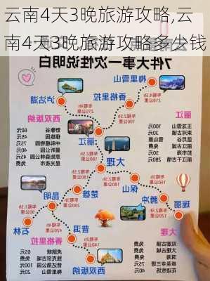 云南4天3晚旅游攻略,云南4天3晚旅游攻略多少钱