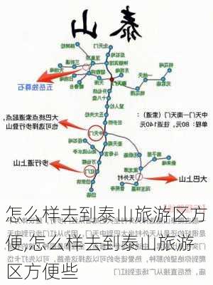 怎么样去到泰山旅游区方便,怎么样去到泰山旅游区方便些