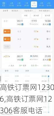 高铁订票网12306,高铁订票网12306客服电话