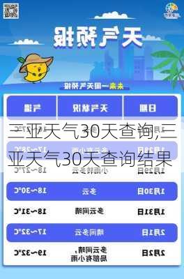 三亚天气30天查询,三亚天气30天查询结果