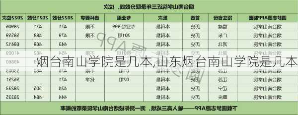 烟台南山学院是几本,山东烟台南山学院是几本