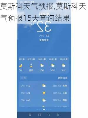 莫斯科天气预报,莫斯科天气预报15天查询结果