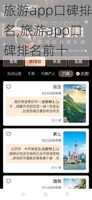 旅游app口碑排名,旅游app口碑排名前十