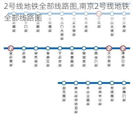 2号线地铁全部线路图,南京2号线地铁全部线路图