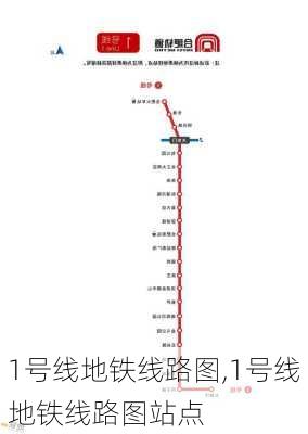 1号线地铁线路图,1号线地铁线路图站点