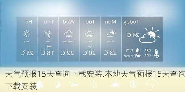 天气预报15天查询下载安装,本地天气预报15天查询下载安装