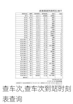 查车次,查车次到站时刻表查询