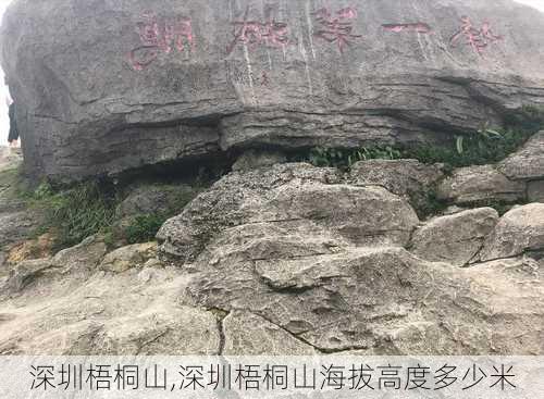 深圳梧桐山,深圳梧桐山海拔高度多少米