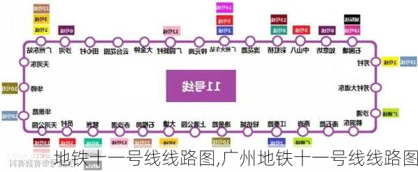 地铁十一号线线路图,广州地铁十一号线线路图