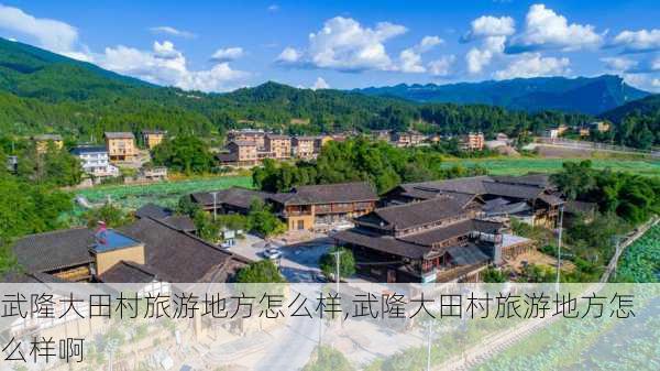 武隆大田村旅游地方怎么样,武隆大田村旅游地方怎么样啊