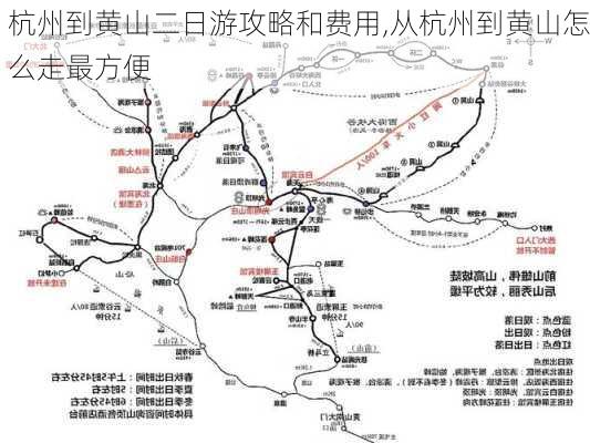 杭州到黄山二日游攻略和费用,从杭州到黄山怎么走最方便