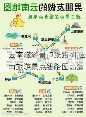 云南旅游景点线路图,云南旅游景点线路图高清