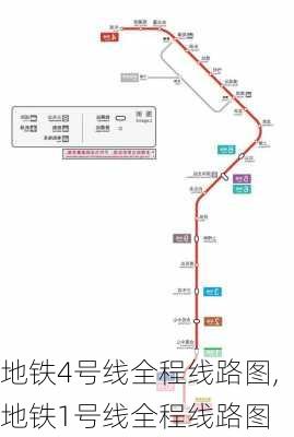 地铁4号线全程线路图,地铁1号线全程线路图