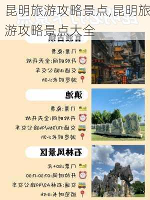 昆明旅游攻略景点,昆明旅游攻略景点大全